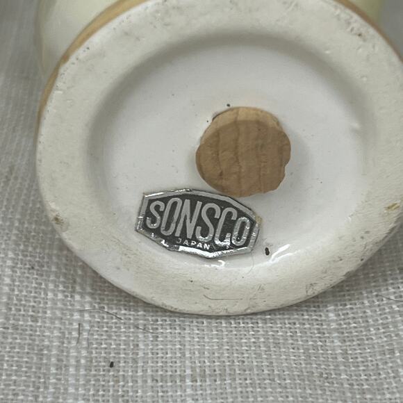 Vintage 60s Sonsco Japan Anthropomorphic Chick Pepper Salt Set Big Eye Chickens - Picture 6 of 12